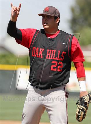 Niko Saavedra High School Baseball Stats Oak Hills Hesperia Ca Maxpreps