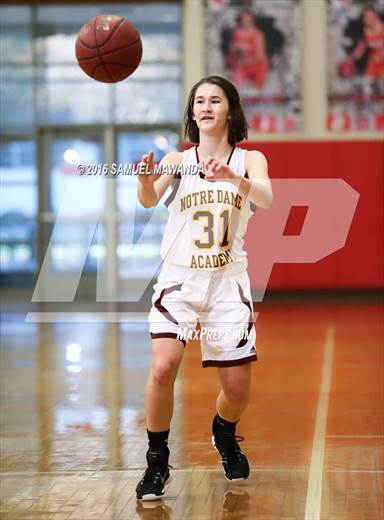 Photo 104 In Girls Basketball Photo Gallery Notre Dame Academy Vs