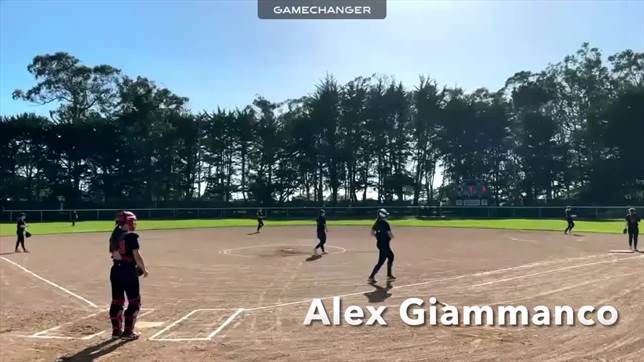 Sophomore Alex Giammanco goes the distance l, allowing 2 hits and 1 run. She recorded 7 strikeouts and helped herself with a 2-RBI double against Monte Vista. 